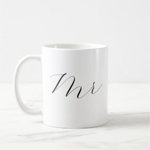 Ensemble de tasses à café Mr et Mrs - Cadeau de ma