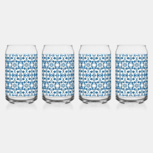 Ensemble de verre à 4 pièces   Bohemian Blues