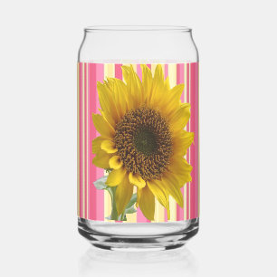 Ensemble de verre à boire Fleur de soleil rose ray