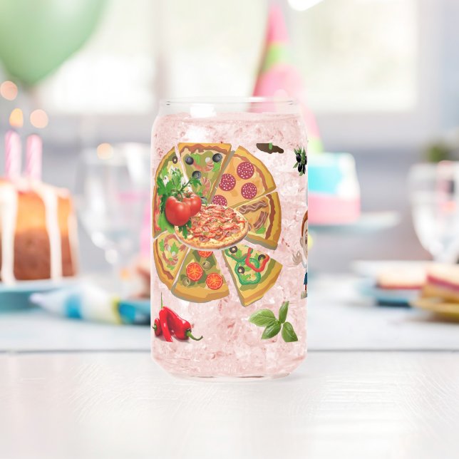 Ensemble de verre Pizza Time (Insitu (Anniversaire))