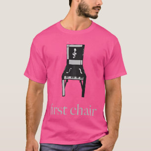 Ensemble der ersten Chair Orchester Musik Gray Cha T-Shirt