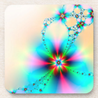 Ensemble dessous de verre Avec Design Floral Élevé