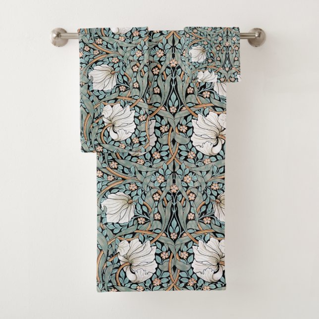 Ensemble floral de serviette de Bath de mouron de (En situation)