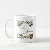Ensemble Mariage Botanica, Mug de café personnalis
