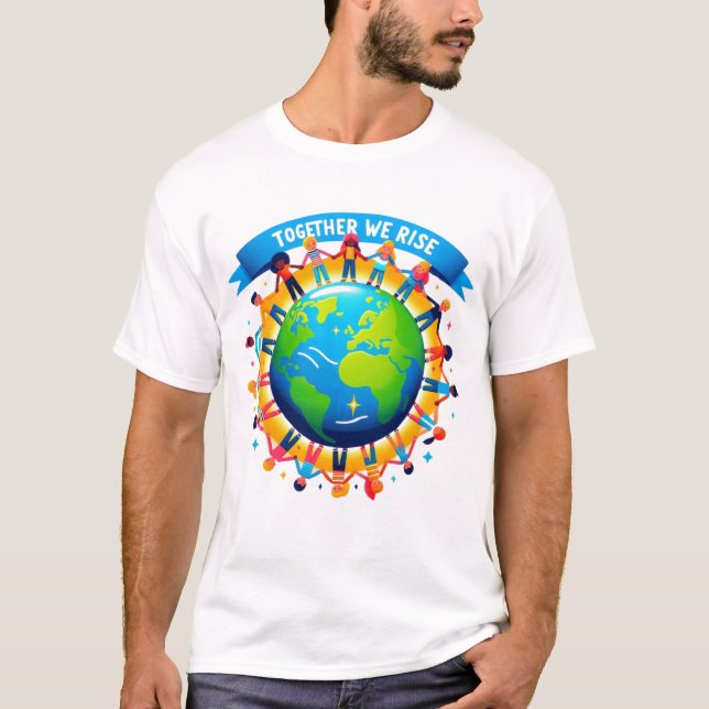 Ensemble, nous élevons la diversité Unité T-shirt (Devant)