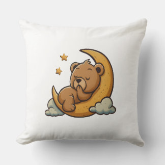 Ensemble ours en peluche et oreiller Doux Rêves
