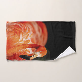Ensemble rose de serviette de salle de bains de