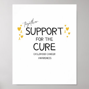 ensemble.support.cure. cancer Poster & Imprimés