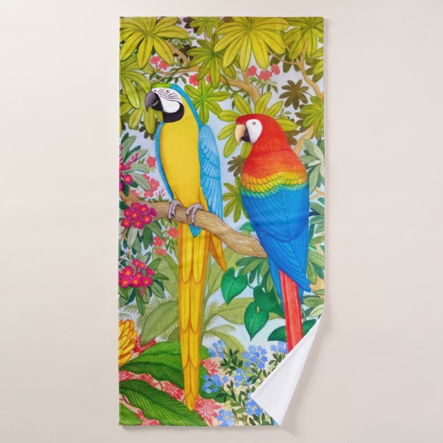 Ensemble tropical de serviette de Bath de (Serviette de bain)