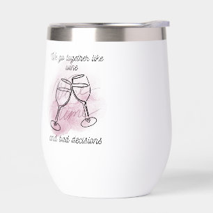 Ensemble vin inoxydable Acier Vin Tumbler