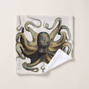 Ensemble vintage de serviette de salle de bains