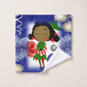 Ensembles de serviettes de bain de Noël, Elfe
