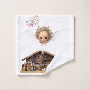 Ensembles de serviettes de bain de Noël, Jésus-Chr