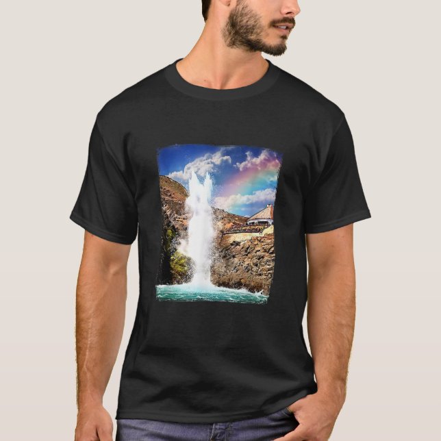 Ensenada Mexico La Bufadora Baja California T Shir T-Shirt (Vorderseite)
