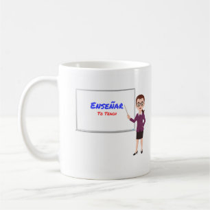 Enseñar - tasse espagnole de professeur
