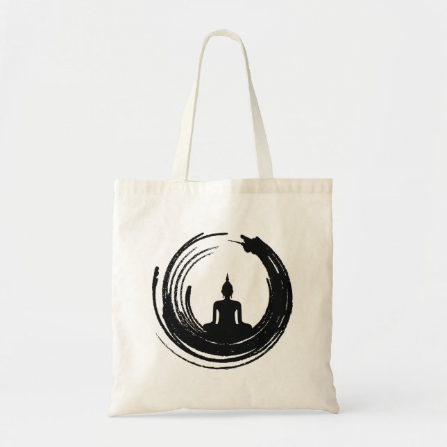 Ensō Budha Buddhismus Zen-Spiritualität Tragetasche (Vorne)