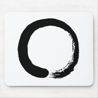 Enso Kreis-Zen-Kalligraphie Mousepad