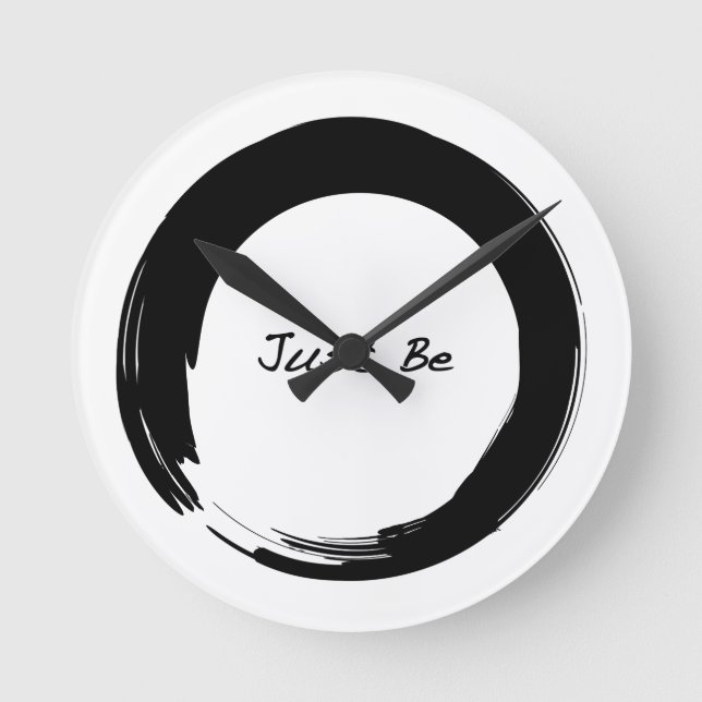 Enso Open Circle Massage Room Uhren (Vorderseite)