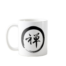 Enso-Symbol mit Zen-Symbol