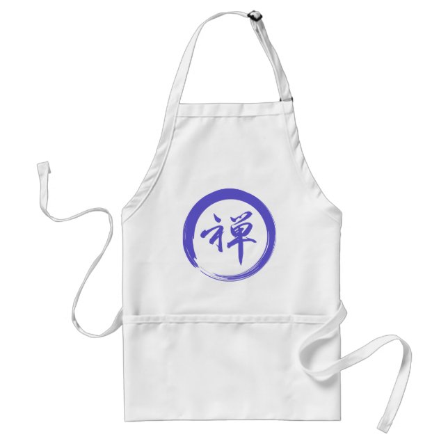 Enso-Symbol mit Zen-Symbol Schürze (Vorne)