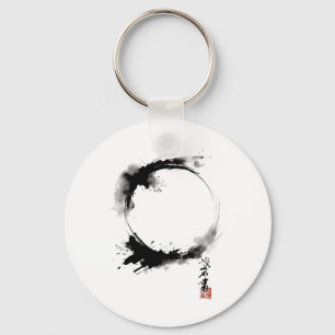 Enso Zen Buddhismus Kreis Meditation Yoga Schlüsselanhänger