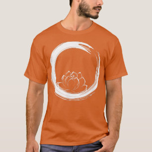 Enso Zen Circle and Lotus Blume T-Shirt