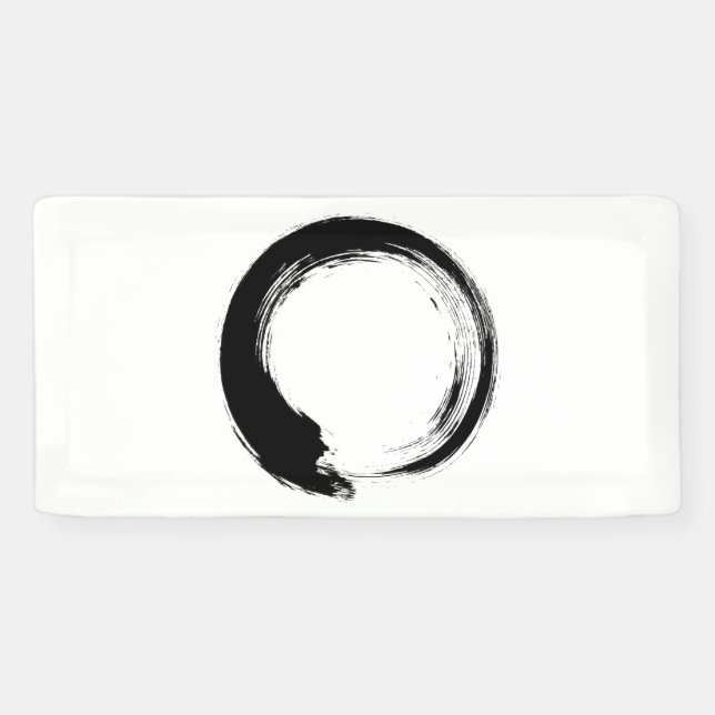 Enso Zen Circle Banner (Horizontal)