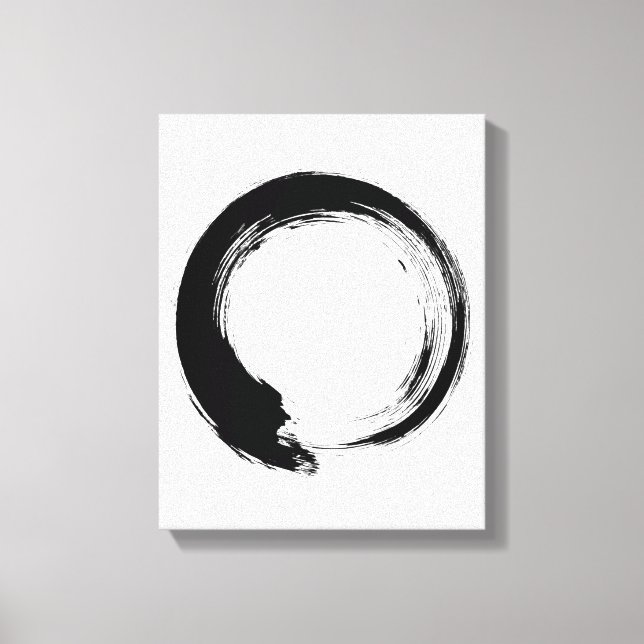 Enso Zen Circle Leinwanddruck (Vorderseite)