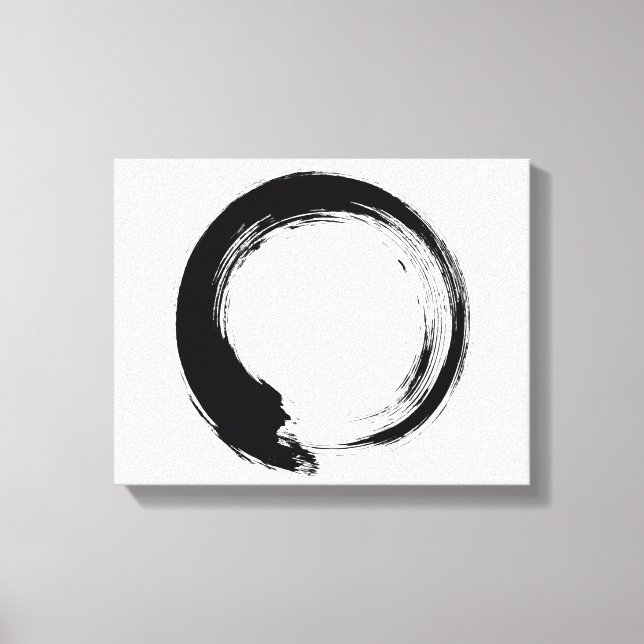 Enso Zen Circle Leinwanddruck (Vorderseite)