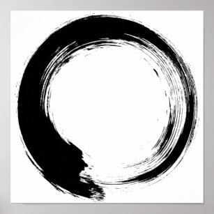 Enso Zen Circle Poster