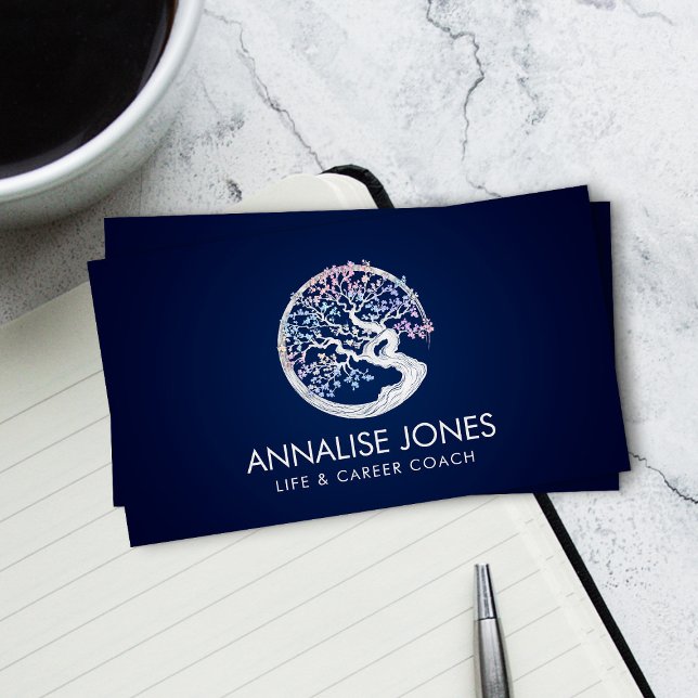 Enso Zen Circle Sakura Tremola - Pastellblume Visitenkarte (Von Creator hochgeladen)