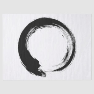 Enso Zen Circle Seidenpapier