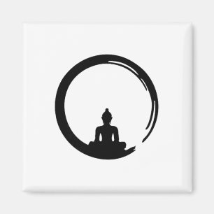 Enso, Zen, Kreis, Buddha-Meditation Japan Kalligra Magnet