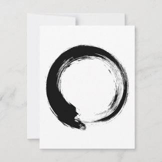 Enso Zen-Kreis Hinweiskarte