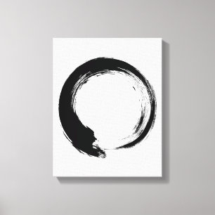 Enso Zen-Kreis Leinwanddruck