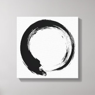 Enso Zen-Kreis Leinwanddruck