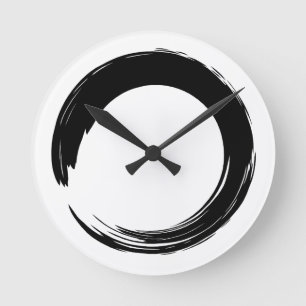 Enso Zen-Kreis Runde Wanduhr