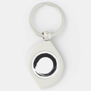 Enso Zen-Kreis Schlüsselanhänger
