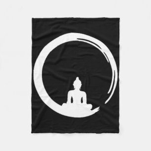 Enso, Zen, Kreis, Symbol Buddhismus Buddha Meditat Fleecedecke
