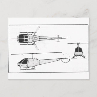 Enstrom-F28 Postkarte