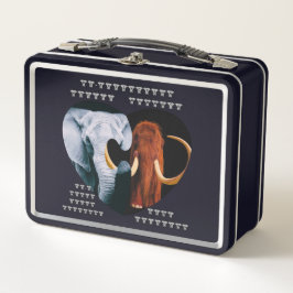 Ent-Aussterben Wooly Mammoth Metall Brotdose