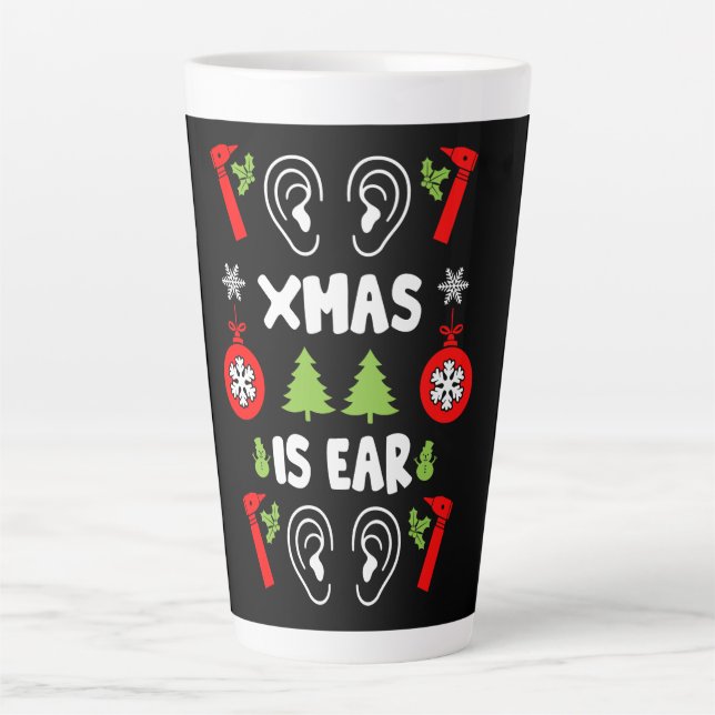 ENT Doctor Christmas Milchtasse (Vorderseite)
