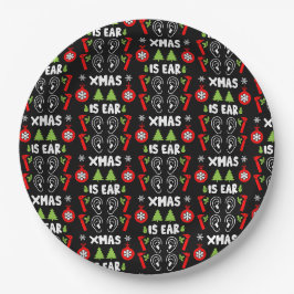 ENT Doctor Christmas Pappteller
