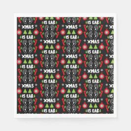 ENT Doctor Christmas Serviette