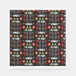 ENT Doctor Christmas Serviette
