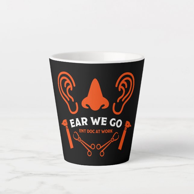 ENT Otolaryngology Otorhinolaryngologin Milchtasse (Vorderseite)