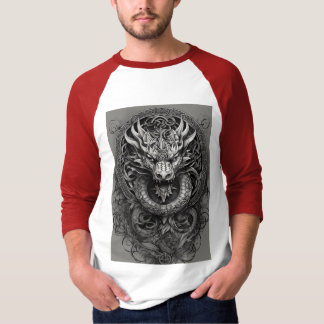 "Entdecke das Feuer im Inneren: Dragon Tattoo T -  T-Shirt