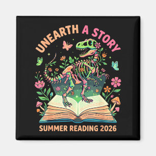 Entdecke eine Geschichte Sommer Bibliothekslesung Magnet