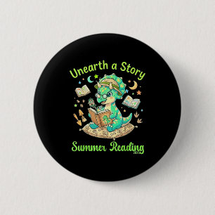 Entdecke eine Geschichte Triceratops Dinosaurier l Button