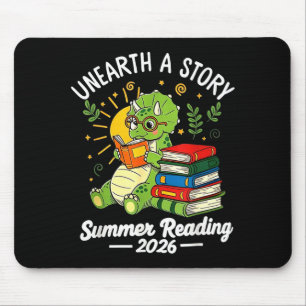 Entdecke eine Geschichte Triceratops Dinosaurier l Mousepad